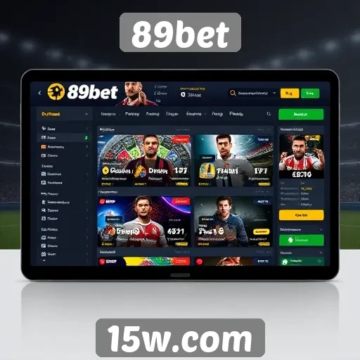 Interface do usuário do 89bet proporciona navegação intuitiva